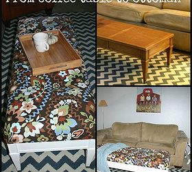i turned a 1 coffee table into an ottoman, painted furniture, From ugly old coffee table to custom ottoman