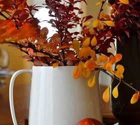 inexpensive fall centerpiece, seasonal holiday decor