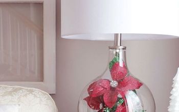 Poinsettia Arrangement Lamp for Christmas