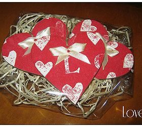 decoupage hearts for charity auction, crafts, decoupage