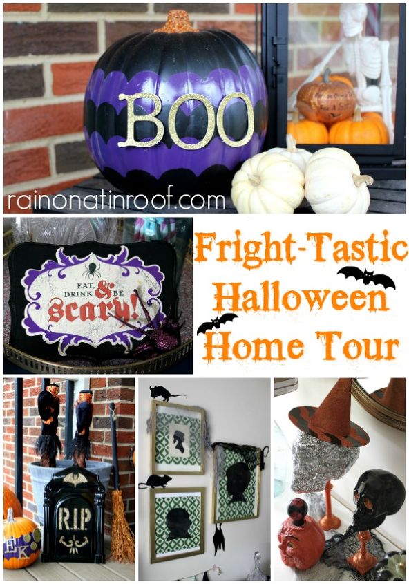 fright tastic halloween home tour, halloween decorations, seasonal holiday d cor