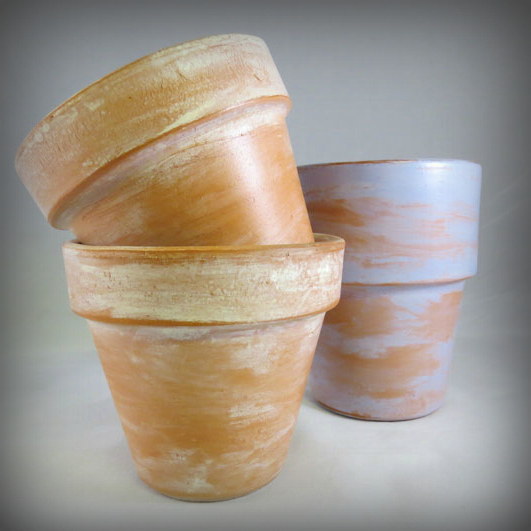 age terracotta pots the quick and easy way, crafts, painting, repurposing upcycling