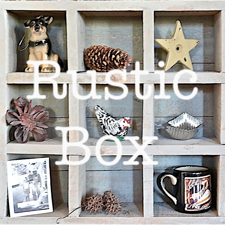 a rustic box to corral your stuff, crafts, woodworking projects, Rustic box