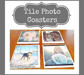 tile photo coasters, crafts, DIY Tile Photo Coasters Easy for Gift Giving
