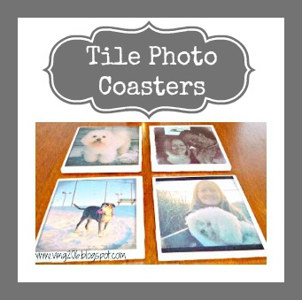 tile photo coasters, crafts, DIY Tile Photo Coasters Easy for Gift Giving