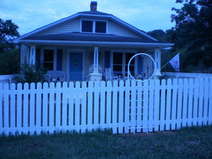 picket fence check out my before amp after pics of my picket fence, fences, After I love it now