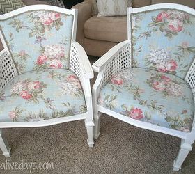 no sew upholstered chairs project my favorite kind, painted furniture, reupholster, No Sew Reupholstered Chairs