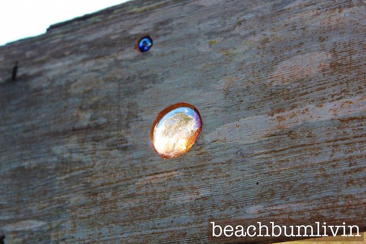 glass marbles in the fence, fences