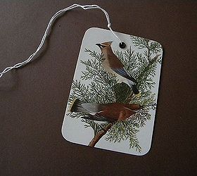 recycle old calendars into gift tags, crafts, repurposing upcycling