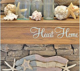 simple summer mantle, seasonal holiday decor, Just add a few of your favorite things to the focal point in any room
