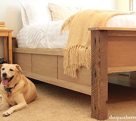 how to make a diy wood frame bed from a first time furniture builder, diy, how to, painted furniture, rustic furniture, woodworking projects, DIY wood frame bed