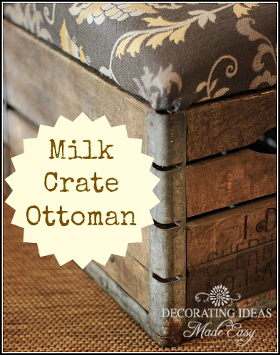 how to make an ottoman, diy, how to, painted furniture, repurposing upcycling