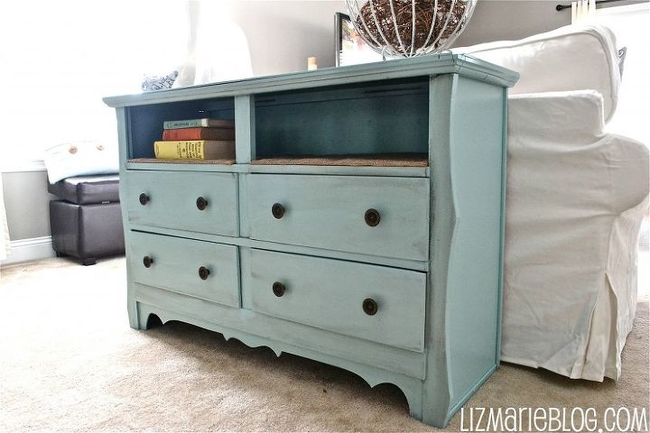 dresser to shelves makeover, home decor, painted furniture, shelving ideas, Dresser to shelves makeover