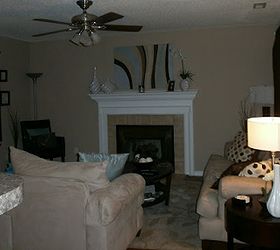budget living room overhaul, fireplaces mantels, home decor, living room ideas, This is a photo of my living room BEFORE the remodel