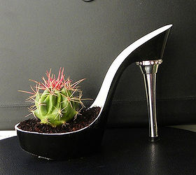 awesome site for small garden inspiration, container gardening, gardening, Anne shared this stiletto cactus planter by Rachel Mahlke http www environmentteam com product very extraordinary planter Get Anne s tips here