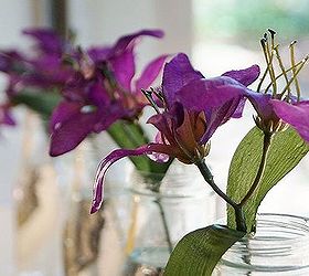 helpful tips for decorating with faux flowers, home decor, 3 When using a clear glass vase fill the vase with water