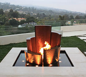 unique water fountains, Unique Water Fountain Fire and Water