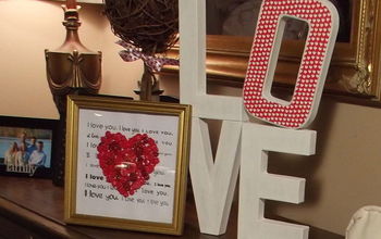 DIY Valentine's Day LOVE Letters