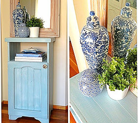 anything blue features, home decor, painted furniture, Lovely blue painted chest from