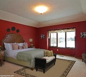 sellers and real estate agents in minnesota know virtual staging sells vacant homes, real estate, Virtual Staging of Master Bedroom