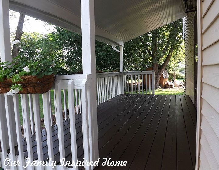 side porch inside reveal, curb appeal, diy, outdoor living