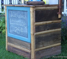 lemonade stand, diy, outdoor living, repurposing upcycling