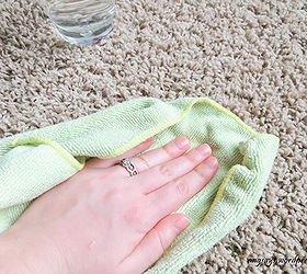 easy carpet cleaning tips, cleaning tips, flooring, Blot stains don t scrub to prevent driving them deeper