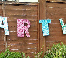 diy giant party decorations, crafts, Party banner