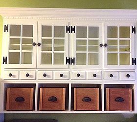 refurbished hutch, painted furniture, Here s the finished product I just love it and LOVE the fact that we did it