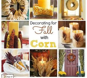 Decorating for Fall With Corn
