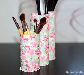 diy shabby chic makeup brushes holder, cleaning tips, crafts