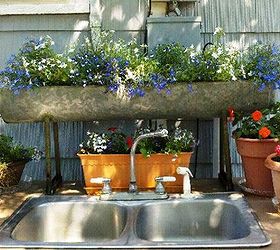 gardening forever housework whenever, gardening, repurposing upcycling, Linda Maddox s handy kitchen sink