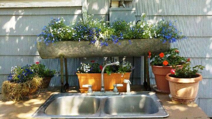 gardening forever housework whenever, gardening, repurposing upcycling, Linda Maddox s handy kitchen sink