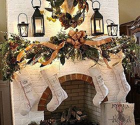oh deer our christmas mantel, christmas decorations, seasonal holiday decor