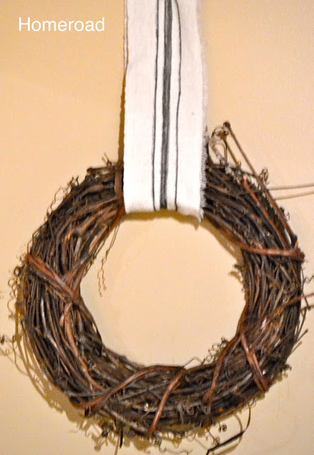 diy grain sack ribbon, crafts, wreaths