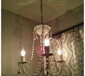 chic chandelier upcycle, bedroom ideas, crafts, home decor, lighting, repurposing upcycling
