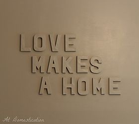 3d wall quote, crafts, home decor, wall decor, 3D Wall Quote