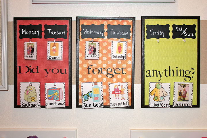 kids art gallery command center, cleaning tips, home decor, organizing, Di you forget anything