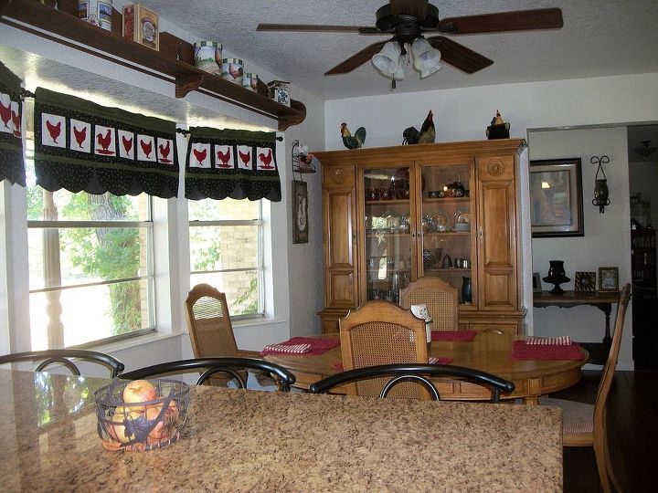 q bought this 1960 s ranch in really bad shape kitchen remodel pics, home improvement, kitchen backsplash, kitchen design, My obsession is chickens