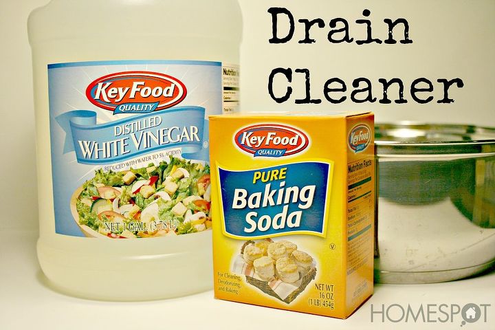 4 awesome bathroom cleaning tricks, bathroom ideas, cleaning tips, go green, Baking soda and vinegar can help dislodge a clog