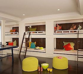 basement renovation with recreation area and kitchen greenwich ct, basement ideas, entertainment rec rooms, home decor, home improvement, Custom bunkbeds for slumber parties Renovation by Titus Built LLC