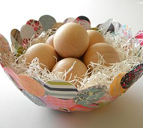 paper mache confetti bowl, crafts, decoupage, Use your bowl as a seasonal decor piece