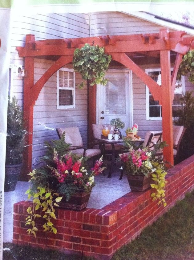 pergola, This is what I would like the finished product to look like