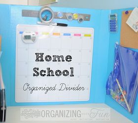 homework organizing divider, craft rooms, crafts, organizing, Dividers for homeschooling