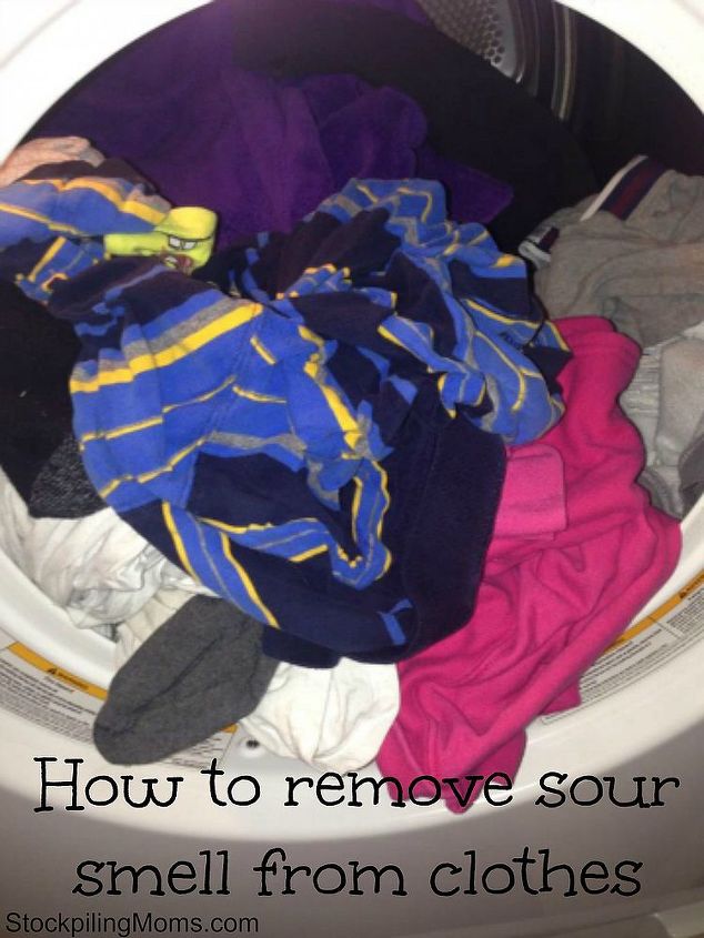 how to remove sour smell from wet clothes, cleaning tips, How to remove sour smell from wet clothes
