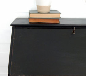 traditional secretary desk, painted furniture
