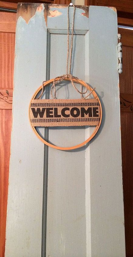 crafts, crafts, Quick easy Welcome sign