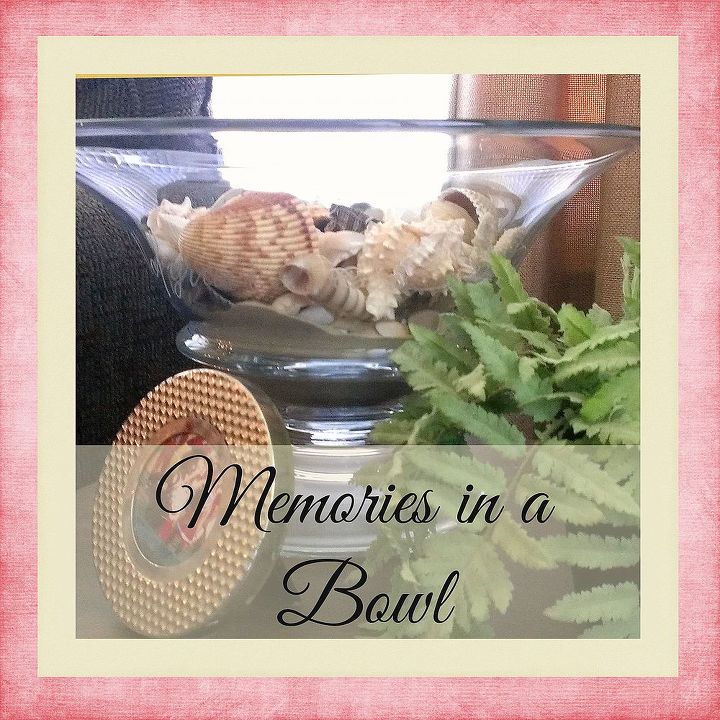 memories in a bowl, crafts, home decor