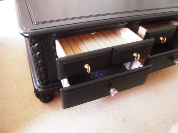 remake of one ugly coffee table set, The knobs are also from hobby lobby