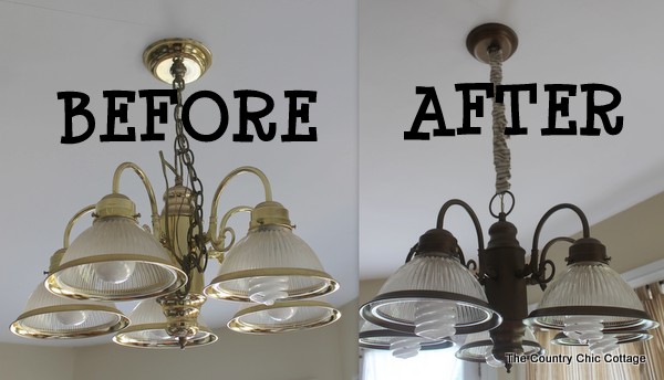 how to spray paint your light fixtures, lighting, painting, Learn how to spray paint your light fixtures from shiny brass to an updated look